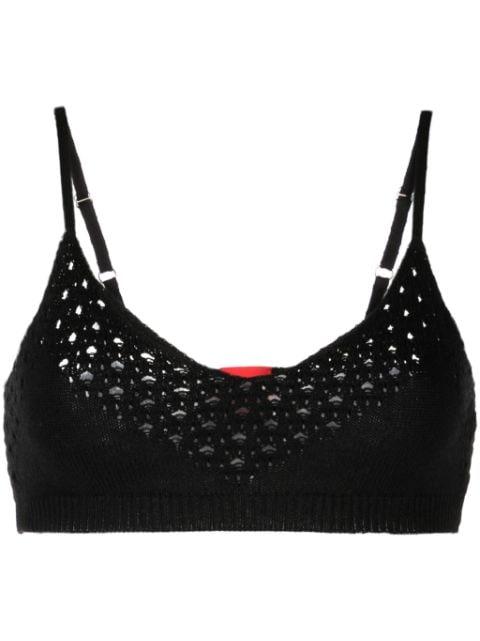 Anse crochet-knit bralette by CASHMERE IN LOVE