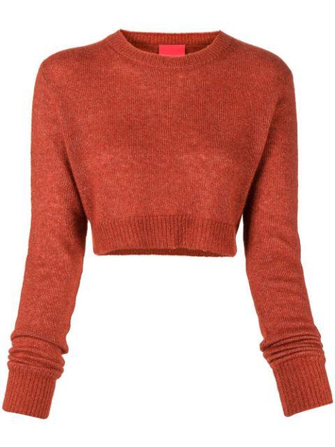 Como cropped cashmere jumper by CASHMERE IN LOVE