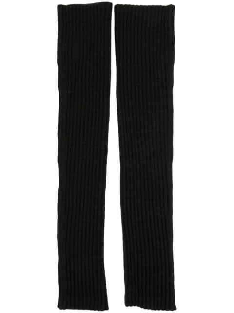Lala ribbed knit arm warmers by CASHMERE IN LOVE