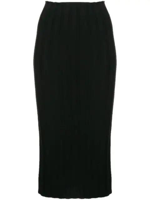 Lenny ribbed-knit skirt by CASHMERE IN LOVE