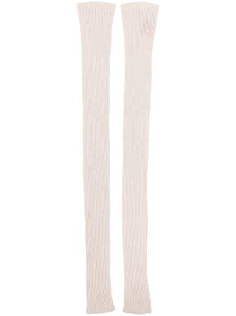 Lottie ribbed-knit leg warmer by CASHMERE IN LOVE