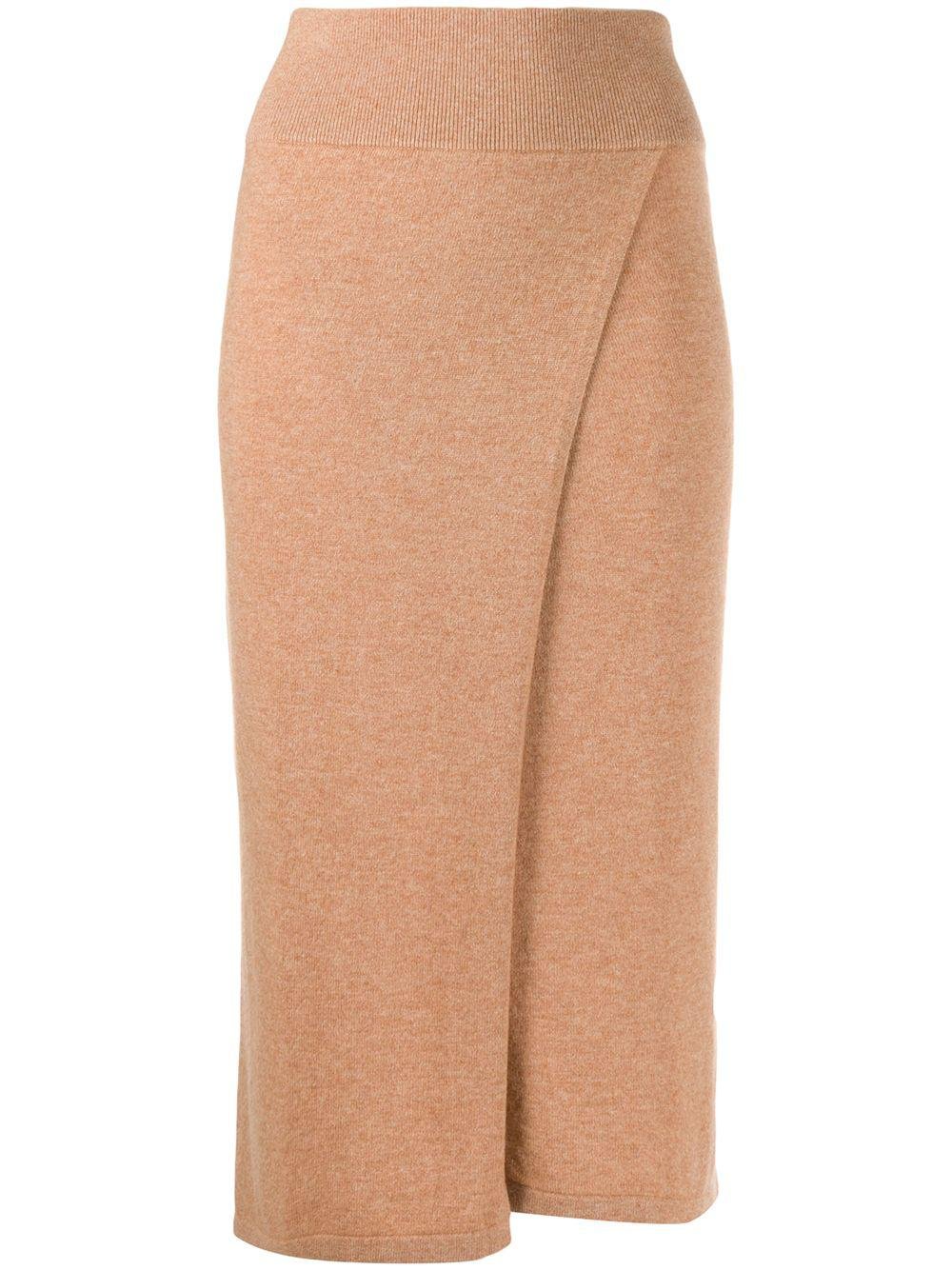 Lucia wrap knitted skirt by CASHMERE IN LOVE
