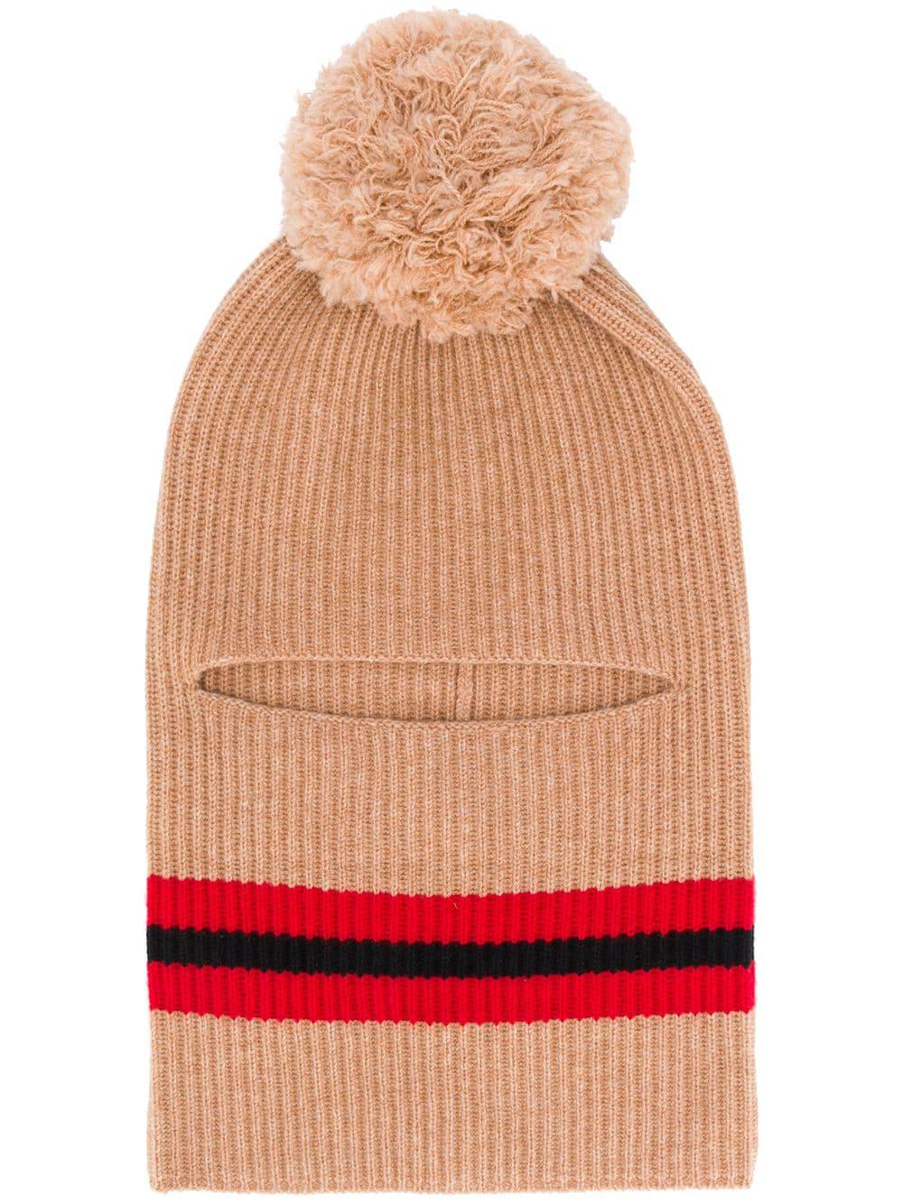 Wira pompom balaclava hat by CASHMERE IN LOVE