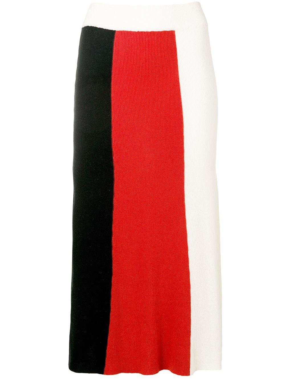 colour block knitted skirt by CASHMERE IN LOVE