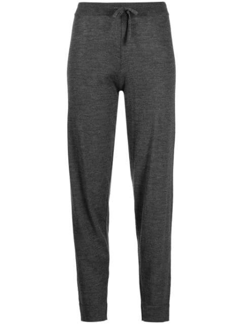 fine-knit drawstring-waist trousers by CASHMERE IN LOVE