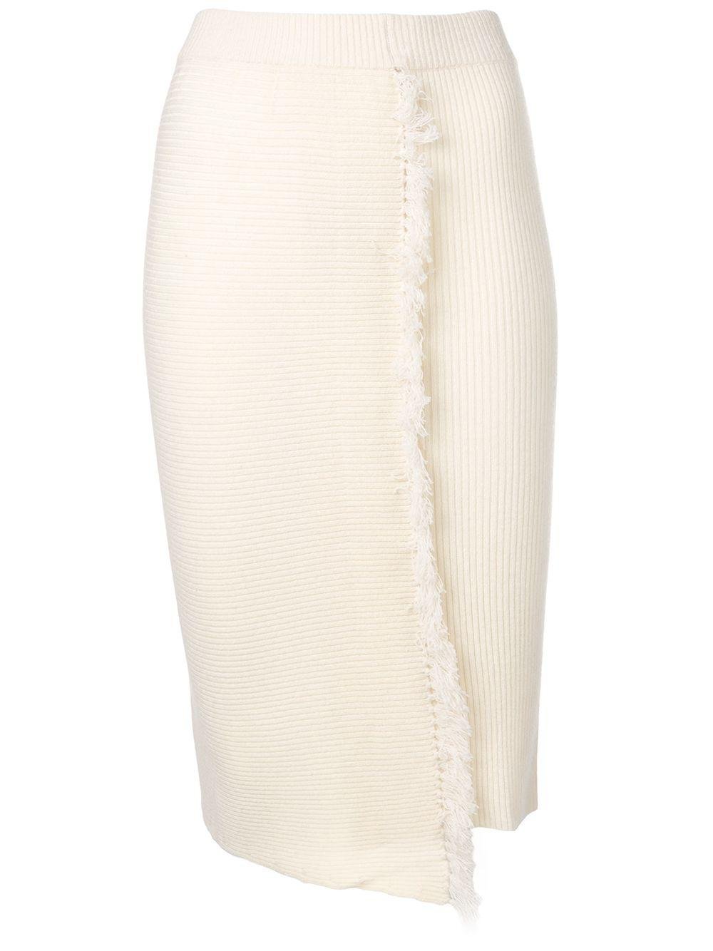 high-waisted fringed skirt by CASHMERE IN LOVE