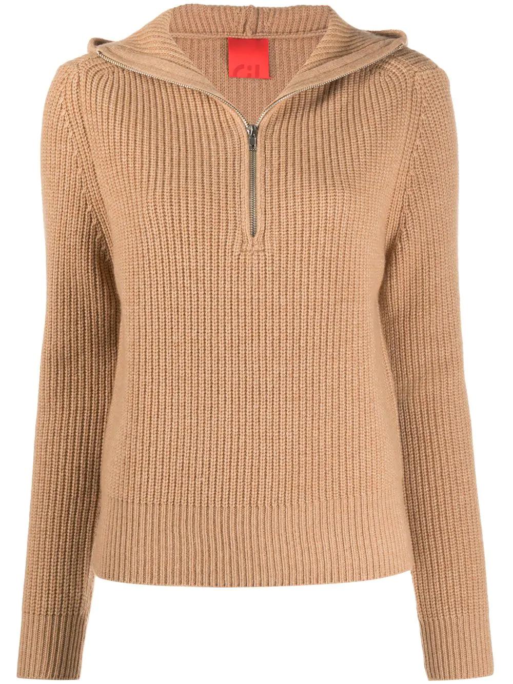 ribbed-knit hoodie by CASHMERE IN LOVE