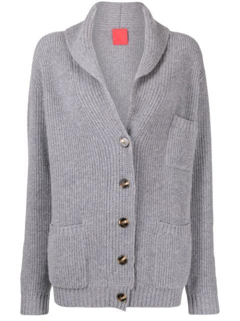shawl-lapels knitted cardigan by CASHMERE IN LOVE