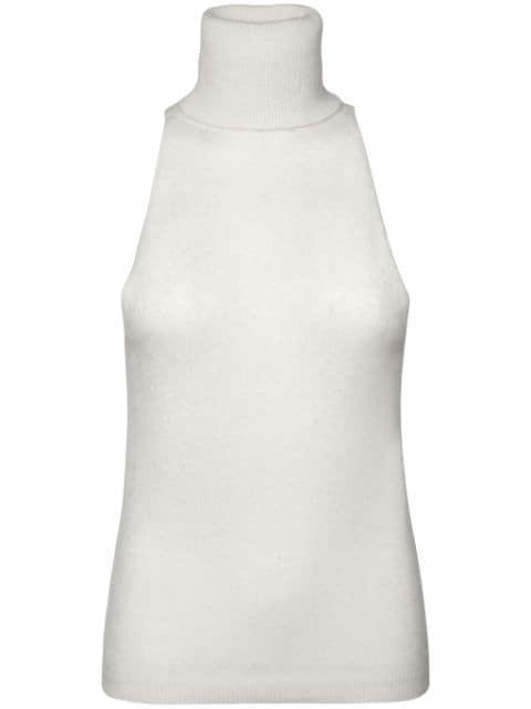 turtleneck sleeveless top by CASHMERE IN LOVE