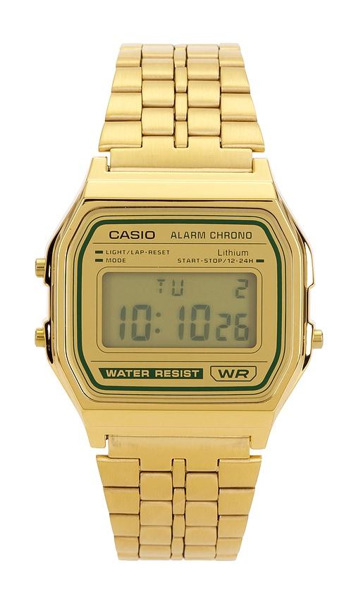 Casio A158 Series Watch in Metallic Gold by CASIO
