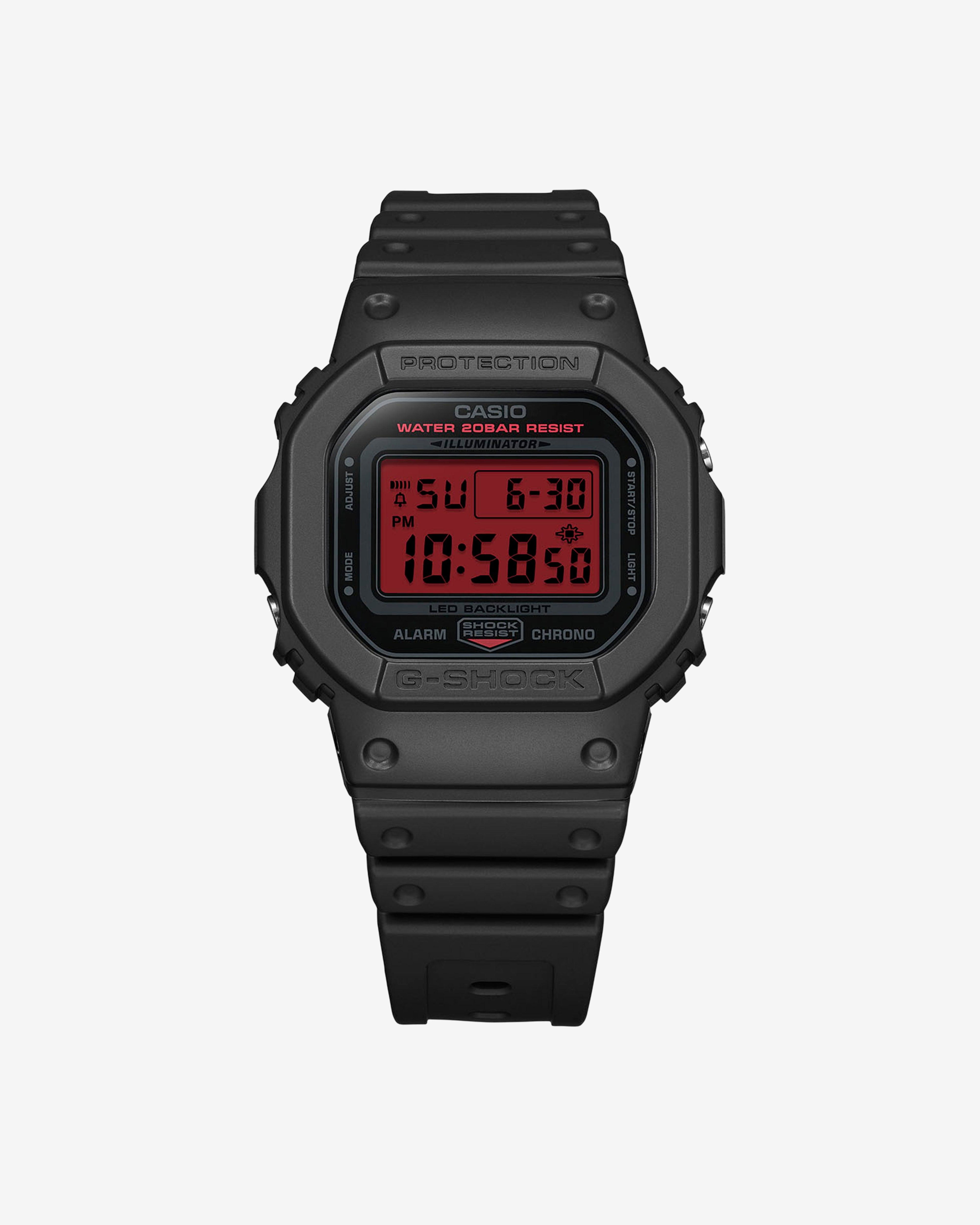 G-Shock - DW5600BBR-1 - (Black/Red) by CASIO