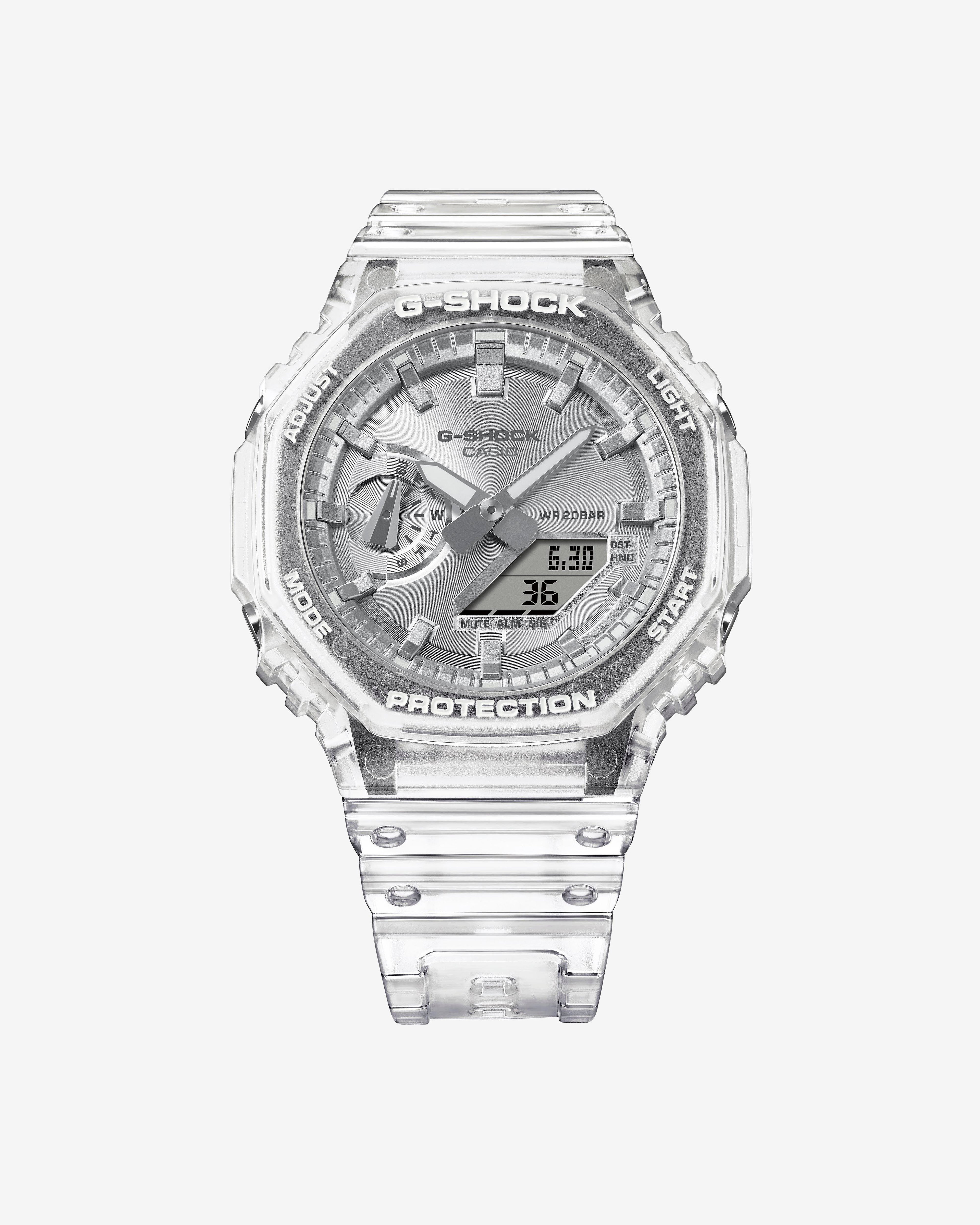 G-Shock - GA2100BM-7A8 - (Skeleton Silver) by CASIO