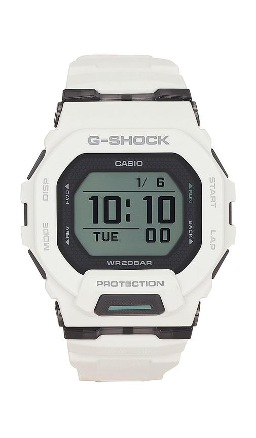 G-Shock GBD200 Series Watch in White by CASIO