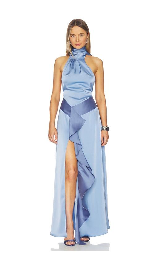 Casona La Emperifoll Dress in Blue by CASONA