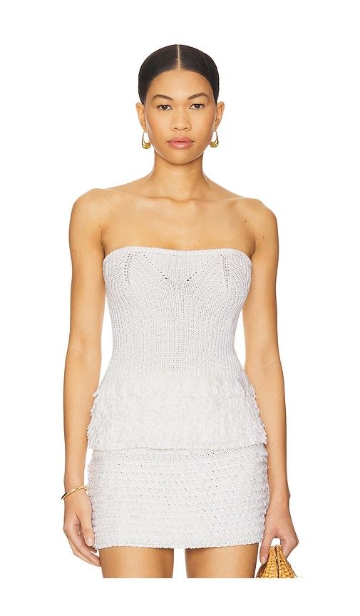 Casona La Llanera Top in Ivory by CASONA