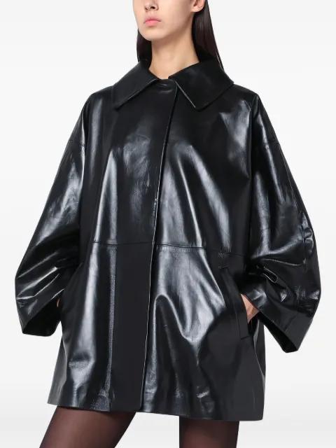 short leather jacket by CASSELL