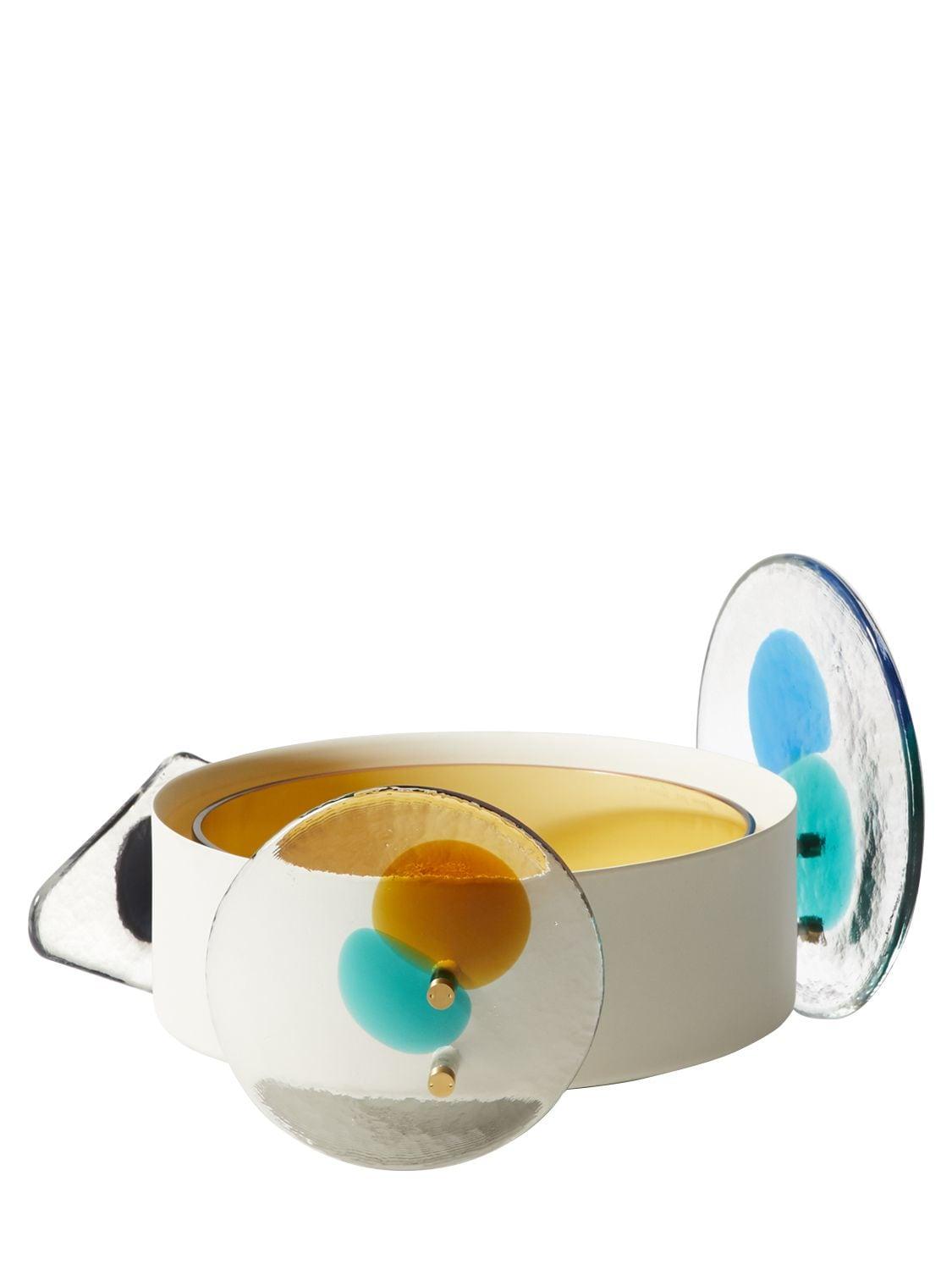 Colourdisc Vase - Short Amber by CASSINA