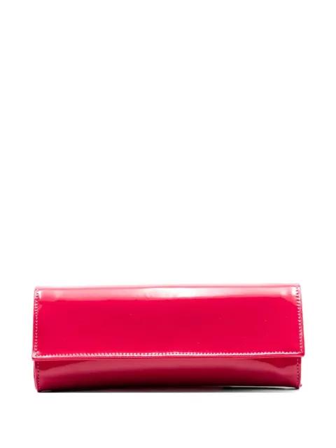 patent-finish clutch bag by CASTAGNA