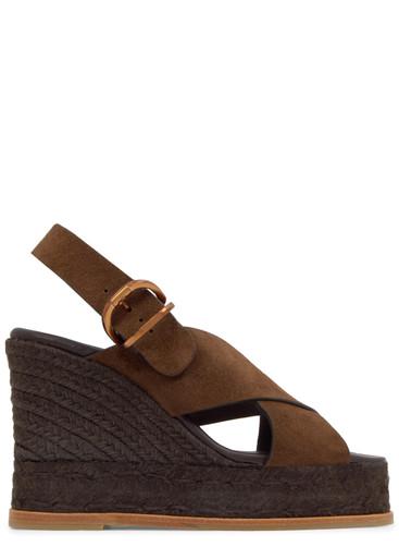 Betina suede wedge sandals by CASTANER