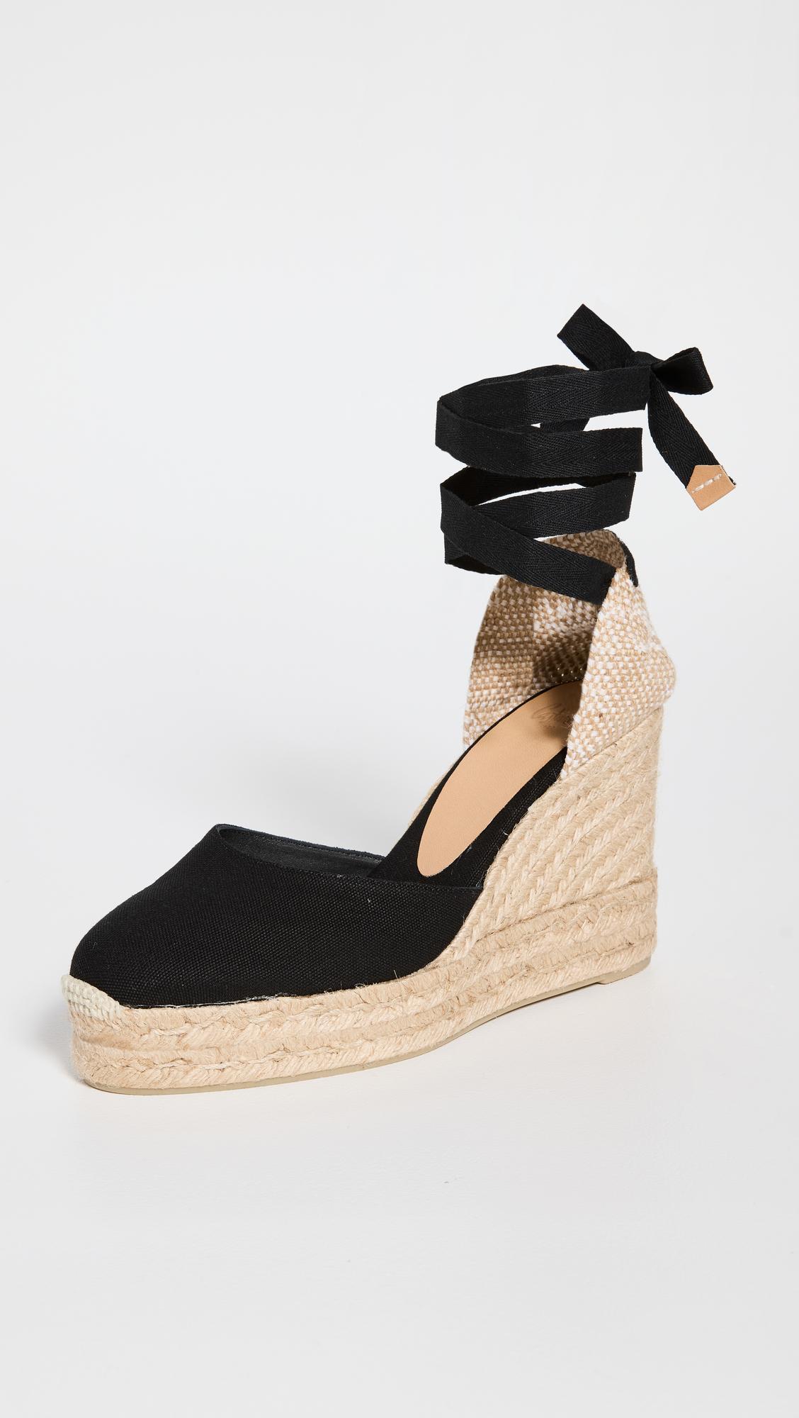 Carina Tall Canvas Espadrilles by CASTANER