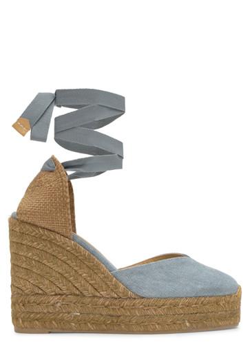 Chiara canvas platform espadrilles by CASTANER