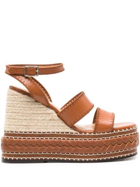 Faure 130mm wedge espadrilles by CASTANER