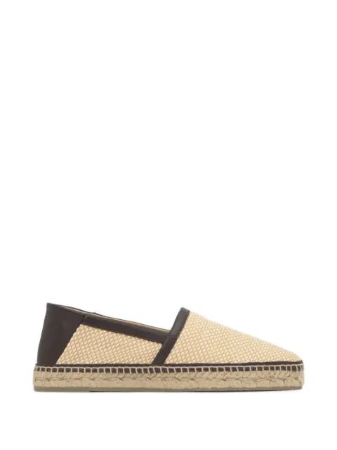 Nac leather-trim espadrilles by CASTANER