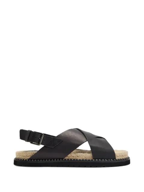 Tiago crossover-strap leather sandals by CASTANER