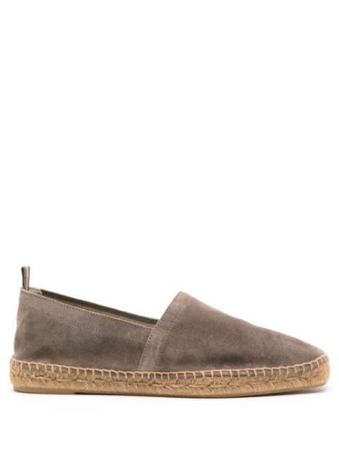braided-raffia suede espadrilles by CASTANER