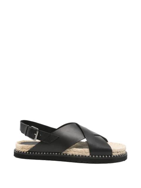 crossover-strap slingback sandals by CASTANER