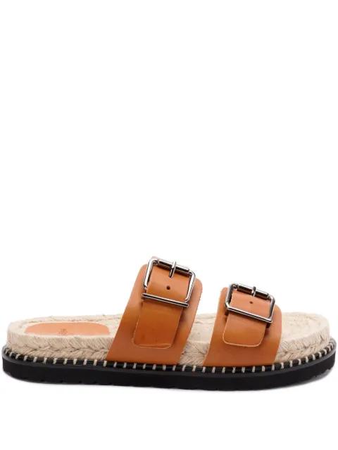 leather slides by CASTANER