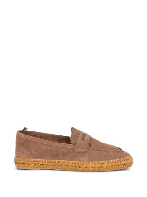 suede penny-slot espadrilles by CASTANER