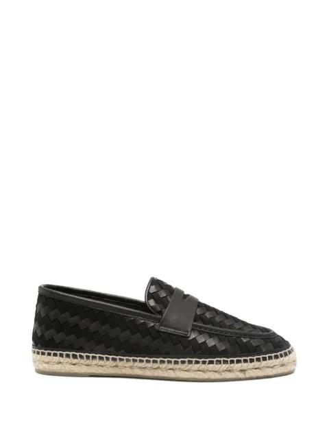 woven penny espadrilles by CASTANER