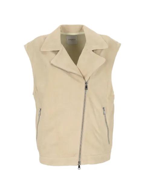 sleeveless biker jacket by CASTELL