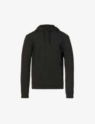 Relaxed-fit stretch-woven blend hoody by CASTORE