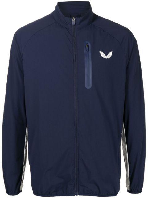 logo-print lightweight jacket by CASTORE