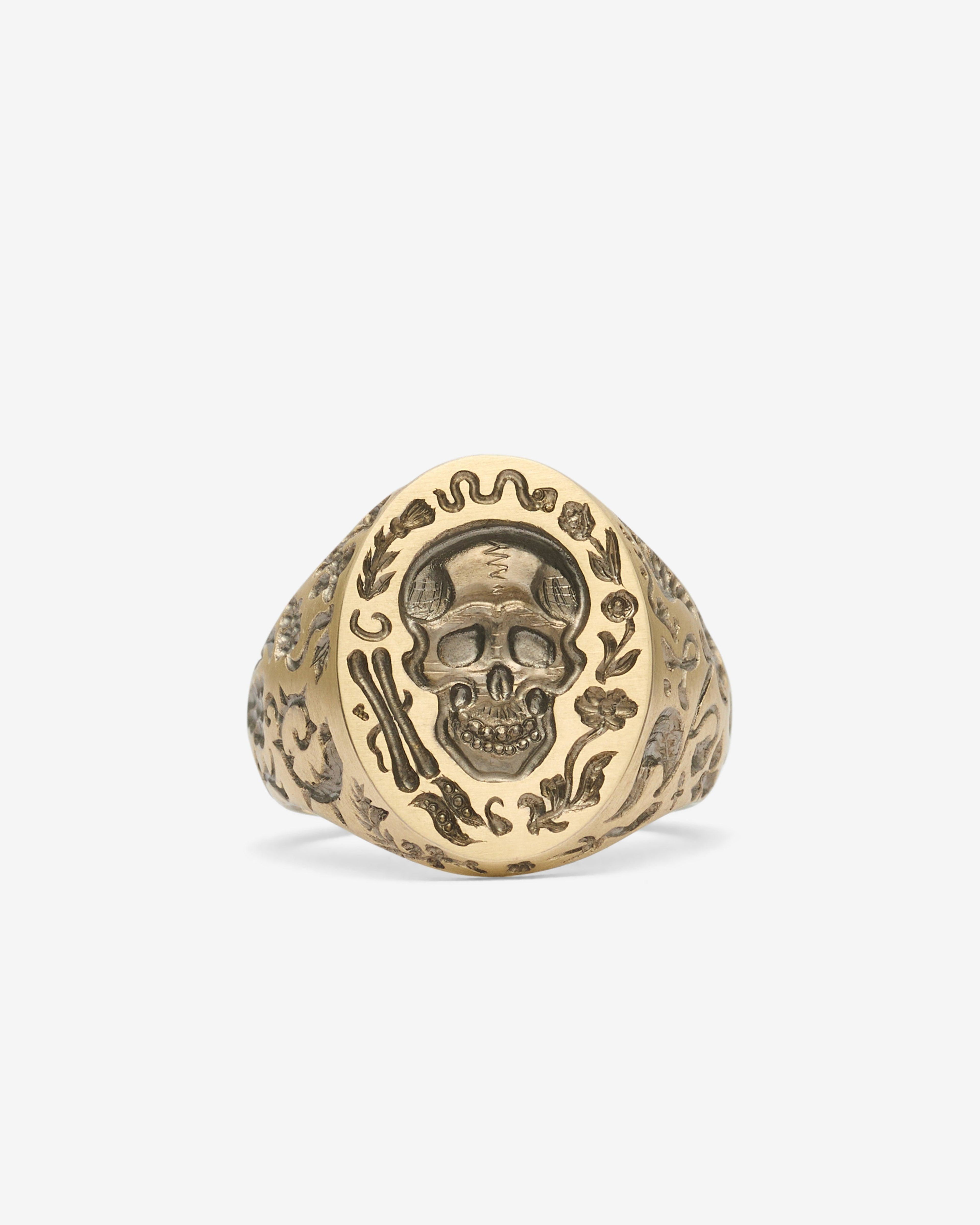 Castro - A Recipe Signet Ring - (Yellow Gold) by CASTRO