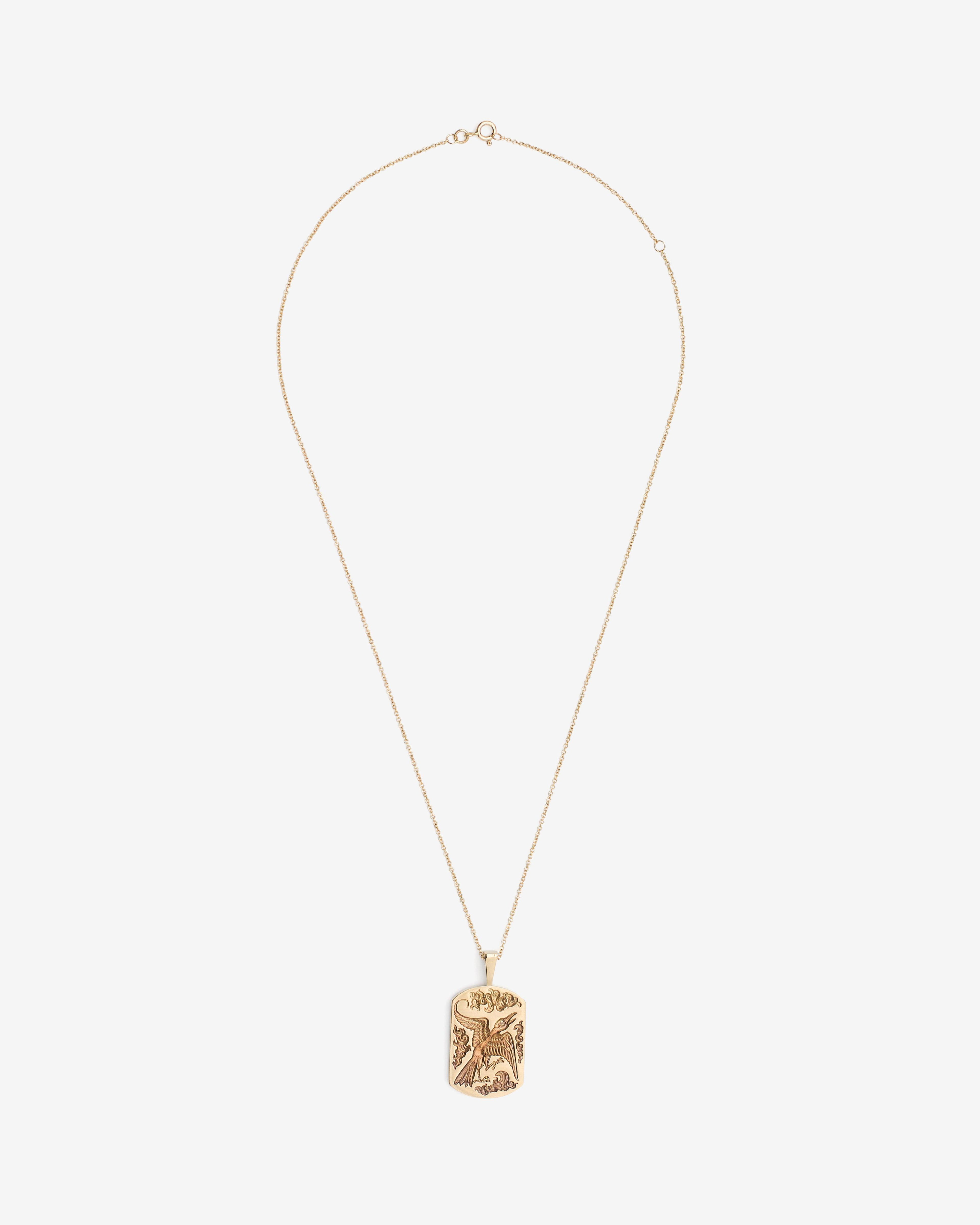 Castro  - Bird Pendant -  (Yellow Gold) by CASTRO