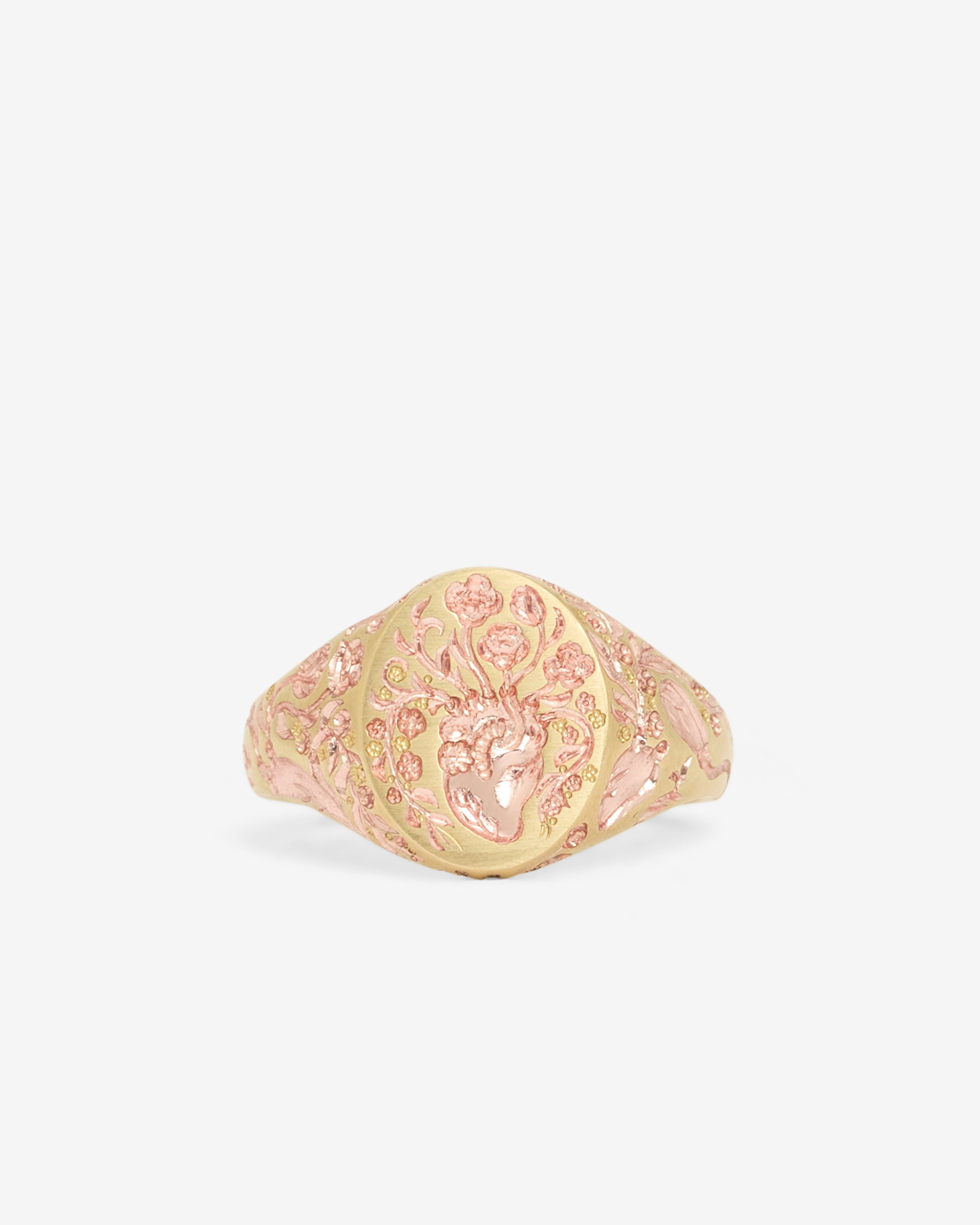 Castro - Mini Heart Signet - (Pink) by CASTRO