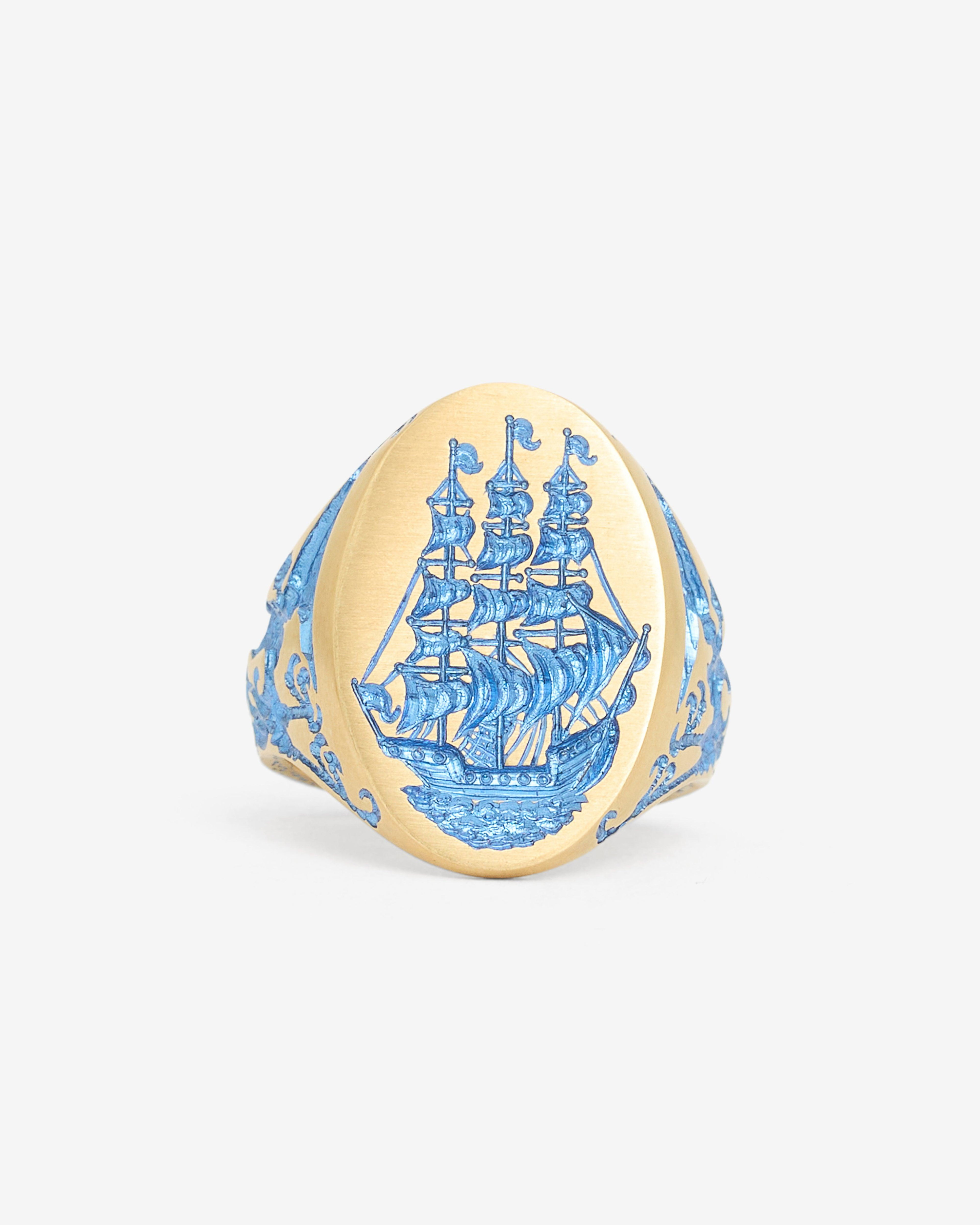 Castro - Siren's Ship Signet - (Blue) by CASTRO
