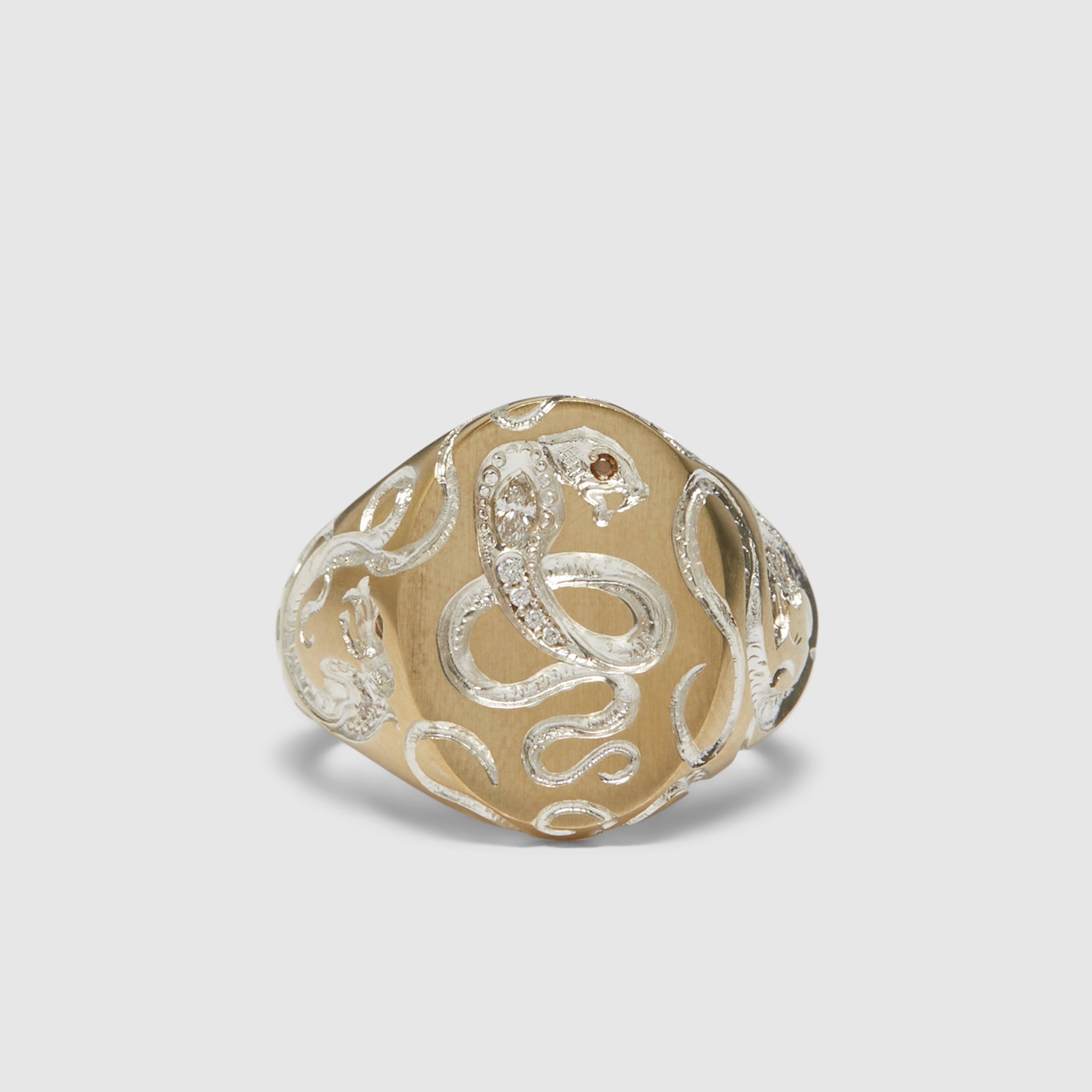 Castro Smith - Cobra Ring - (Yellow Gold) by CASTRO