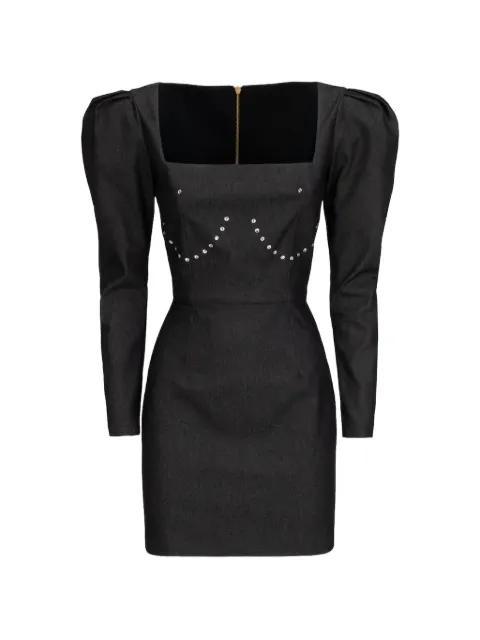 Diamond rhinestone-embellished mini dress by CATALINA