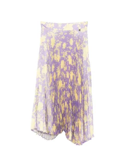 floral pleated MIDI skirt by CATALINA
