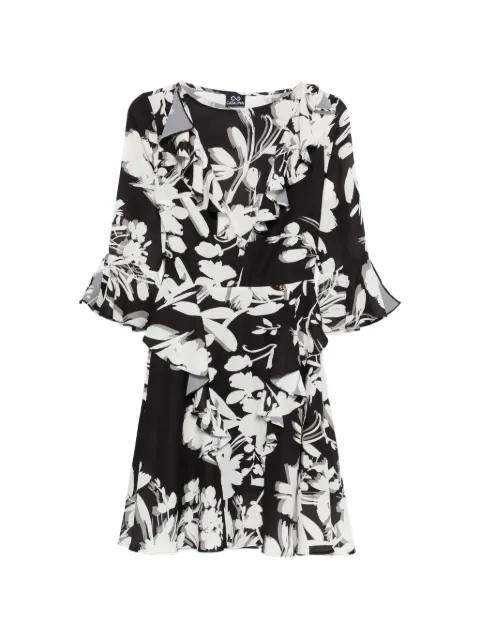 floral ruffled dress by CATALINA