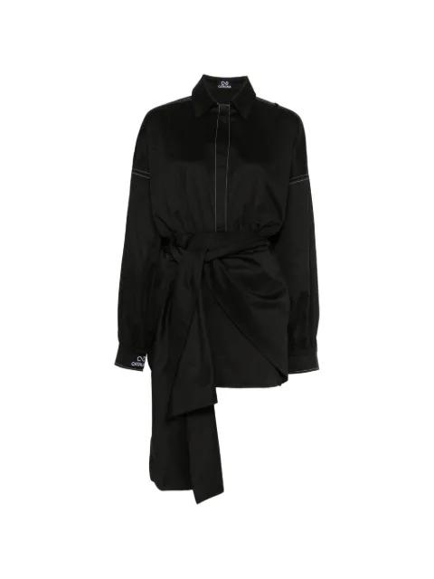 knot-detail shirt dress by CATALINA