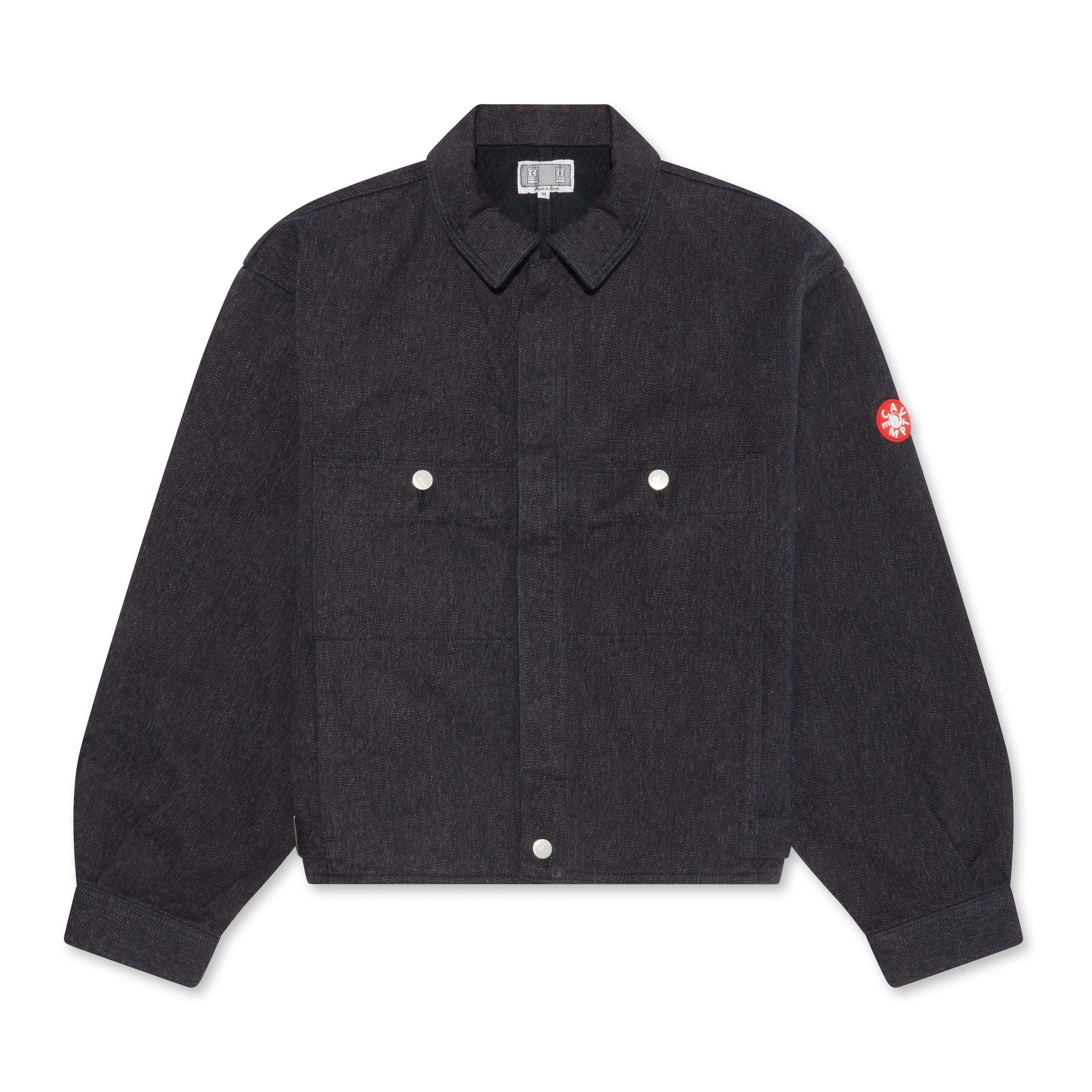 Cav Empt - Black Heather Button Jacket - (Black) by CAV EMPT