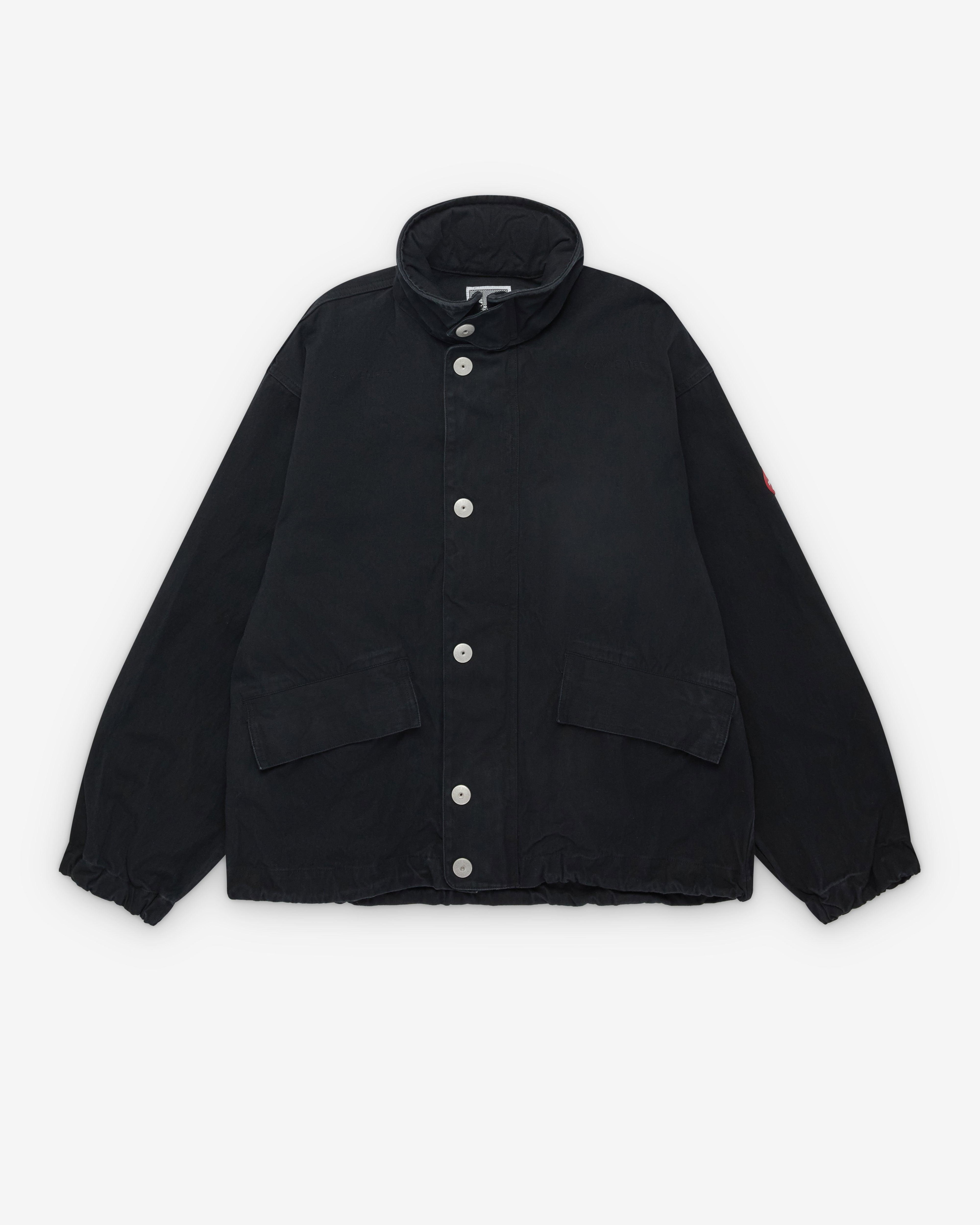 Cav Empt - Men's Canvas Casual Zip Jacket - (Black) by CAV EMPT