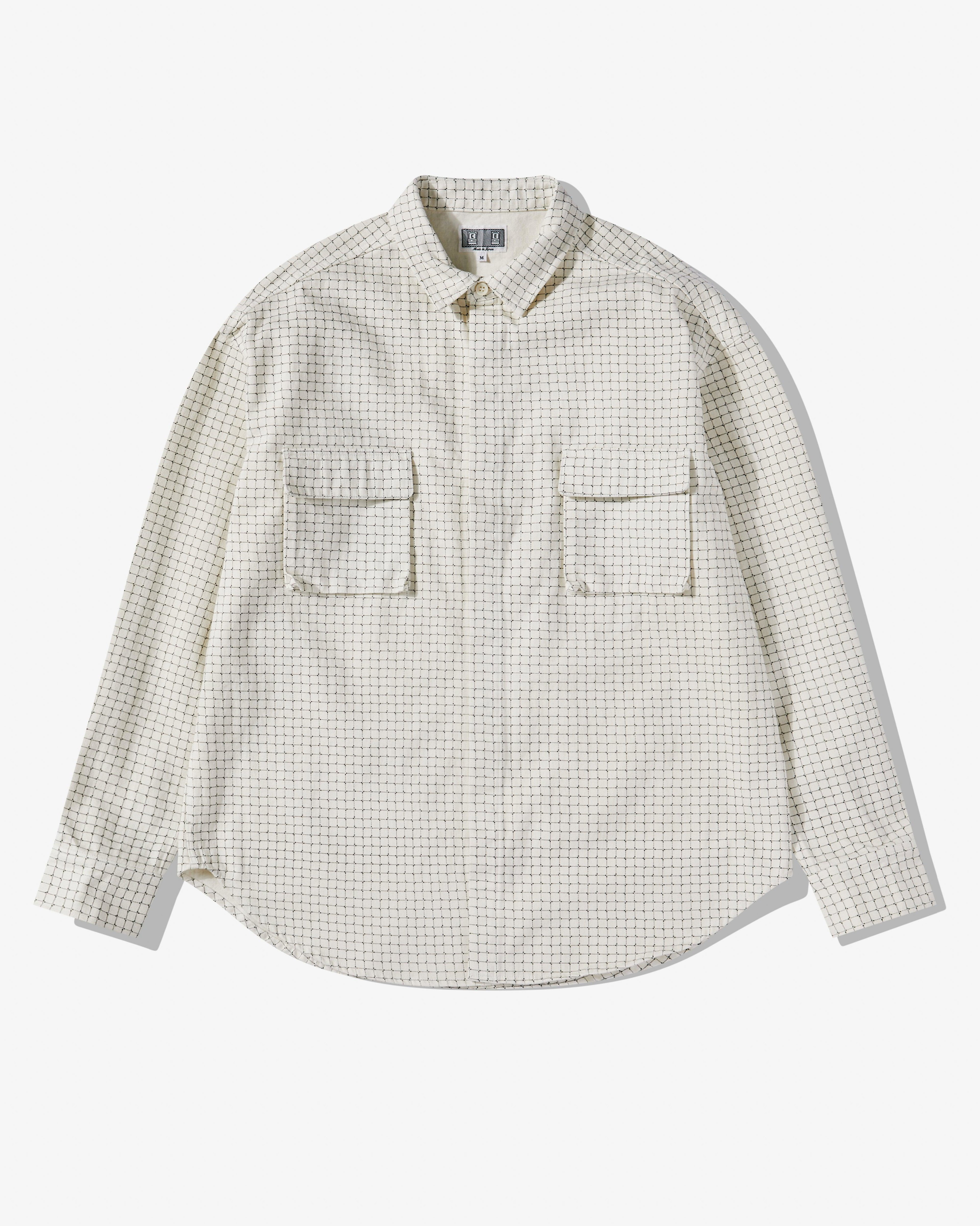 Cav Empt - Men’s Control Denim Big Shirt - (White) by CAV EMPT