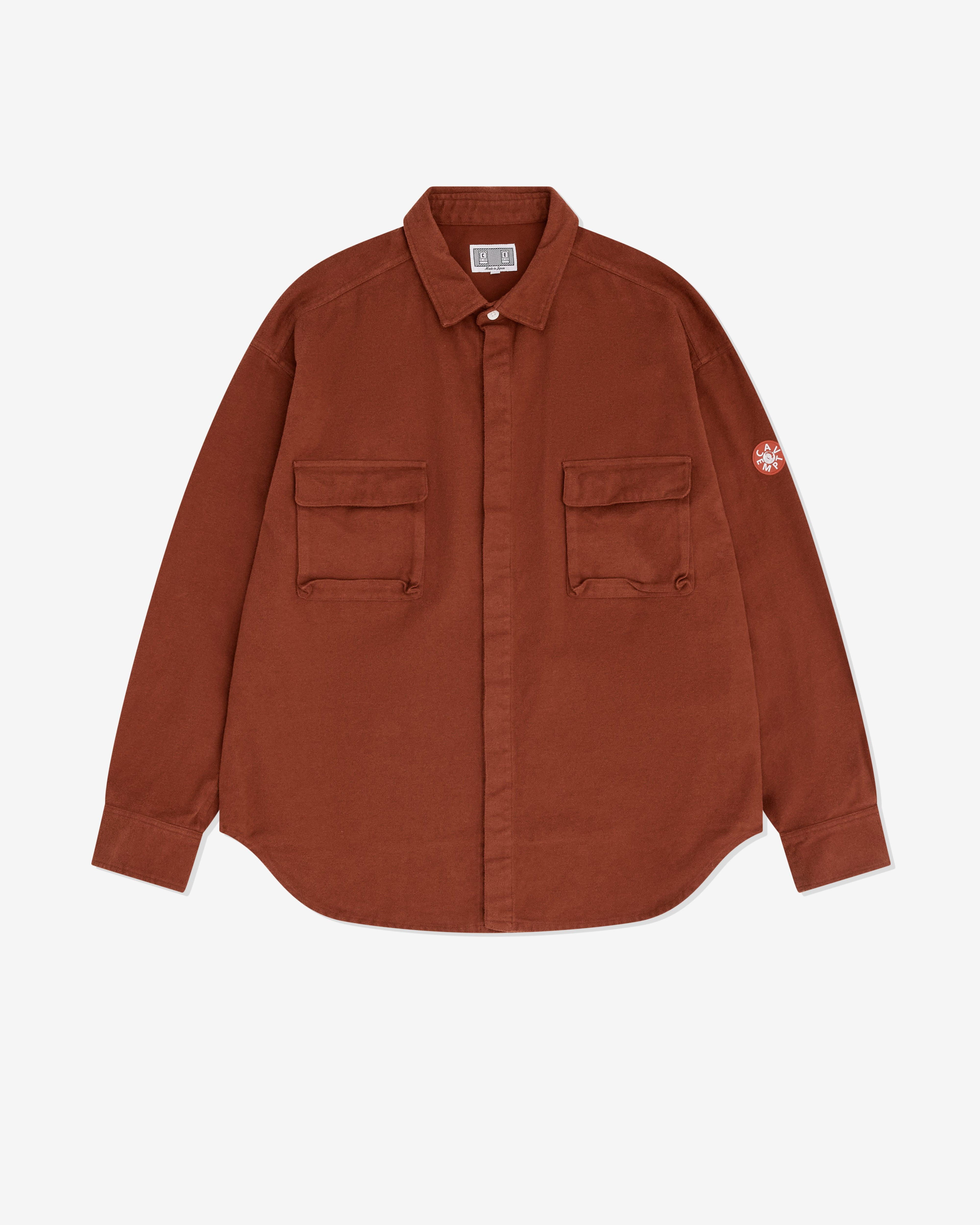 Cav Empt - Men’s Flannel Big Shirt - (Brown) by CAV EMPT