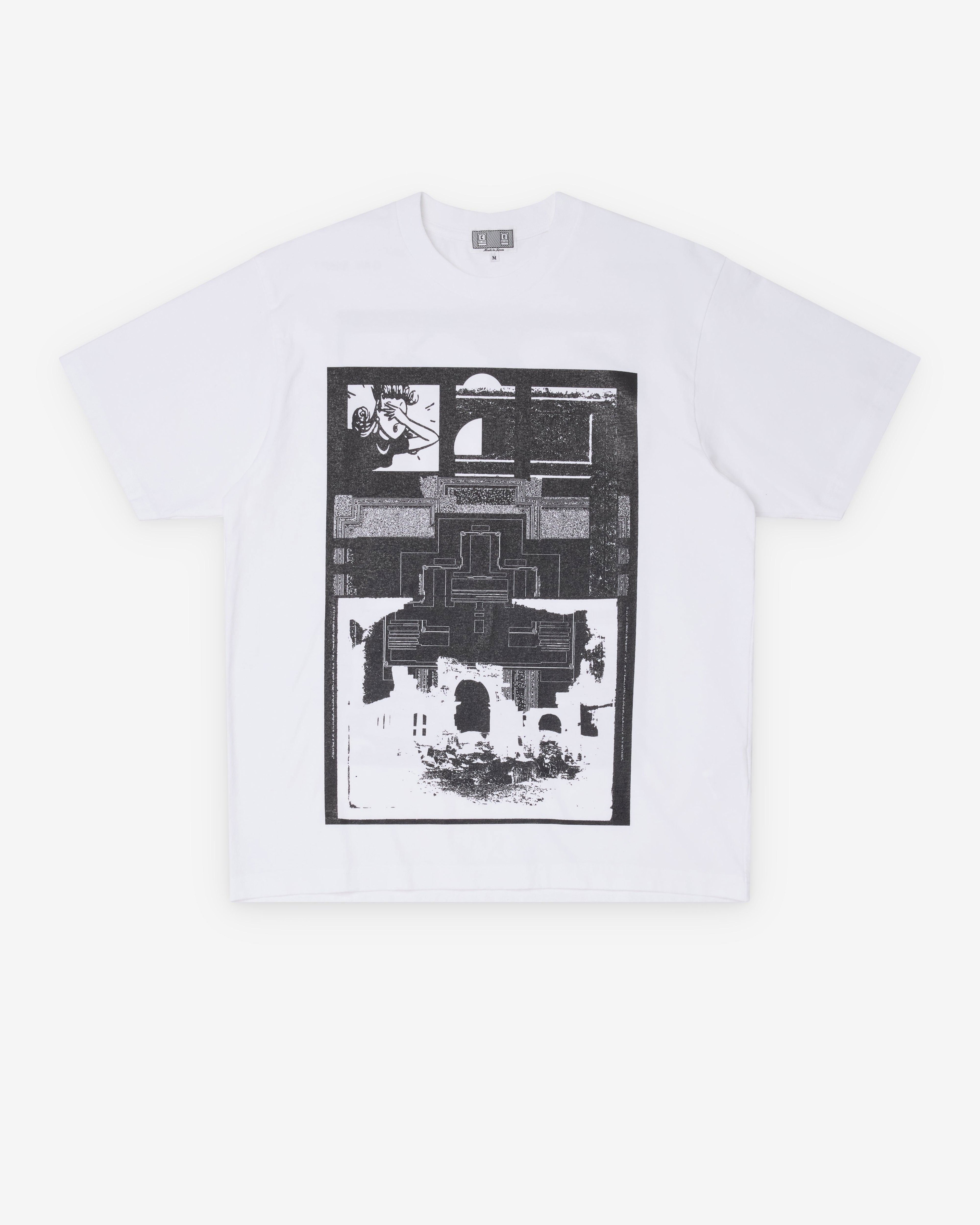 Cav Empt - Men's MD Caveat Aedificator T-Shirt - (White) by CAV EMPT